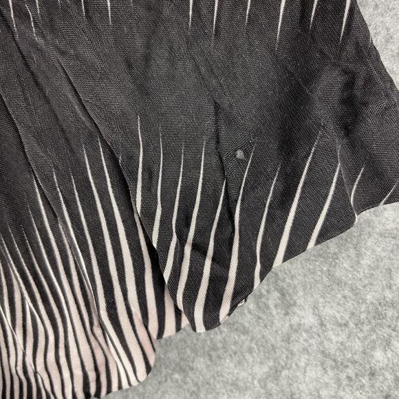 Missoni Top Womens 42 Stripe Cold Shoulder Jersey Bell Sleeve Stretch Italy Made - Picture 15 of 16